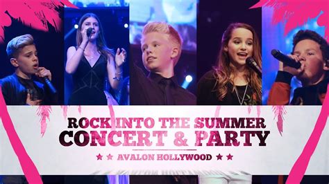 Video Rock Into Summer Concert Carson Lueders Hayden Summerall Annie