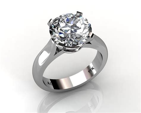 2 carat round diamond engagement rings. Round Cut Diamond Solitaire Engagement Wedding Ring South ...