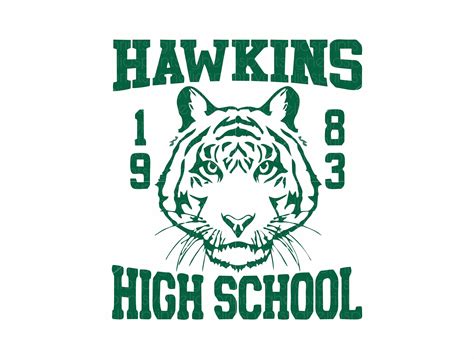 Hawkins Shirt Svg Hawkins Svg Hawkins High School 1983 Green Etsy Uk