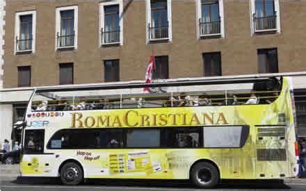 Rome Hop On Hop Off Sightseeing Bus Roma Cristiana Review Sightseeing