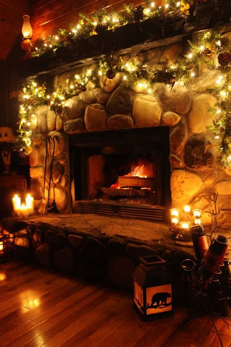 Romantic Setting With Fireplace And Candles Is Just Right To Set The