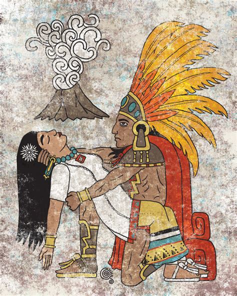Popocatépetl And Iztaccíhuatl Art Print On Storenvy
