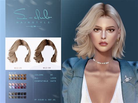 Short Curly Hair By S Club From Tsr Sims 4 Downloads