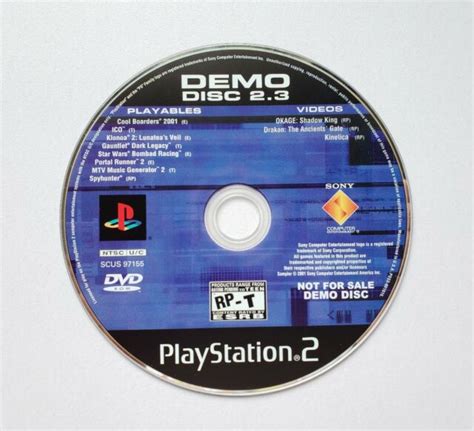 Playstation 2 Demo Disc 23 Rare Ebay