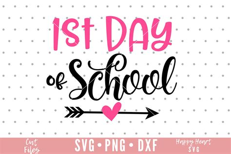 First Day Of School Svg 1st Day Of School Svg Back To School Etsy