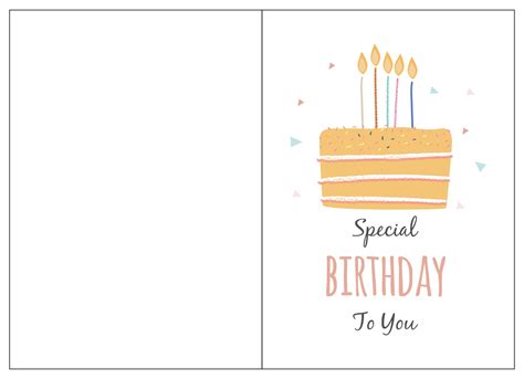 10 Best Printable Folding Birthday Cards For Wife