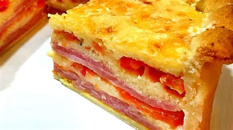 Pastel Napolitano De JamÓn Y Queso Receta FÁcil