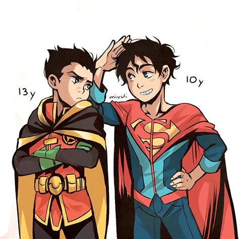 Robin Superboy Damian Wayne And Jonathan Kent Dc Comics And More