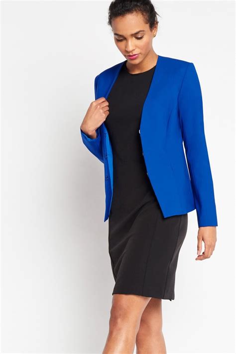 Cobalt Houston Blazer Of Mercer Dresses For Work Work Wardrobe Blazer