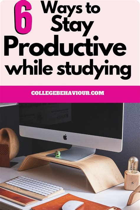 6 Ways To Stay Productive While Studying Online Home Study Study
