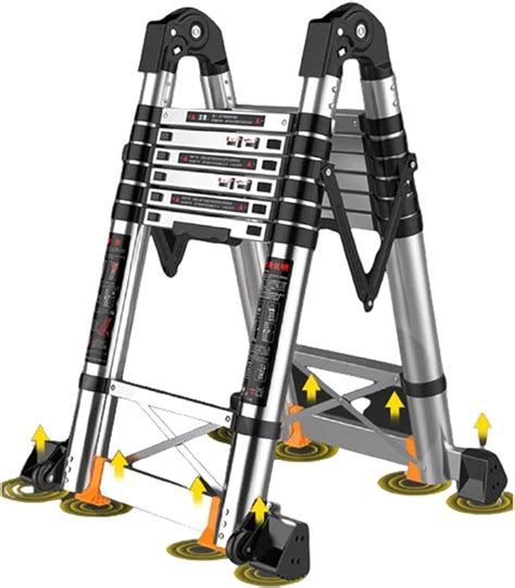 Amazon Com Telescoping Ladders 27 FT Aluminum Telescoping Ladder One