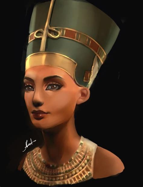 Nefertiti By Marcelafreire On Deviantart Nefertiti Egypt Concept Art Egyptian Tattoo