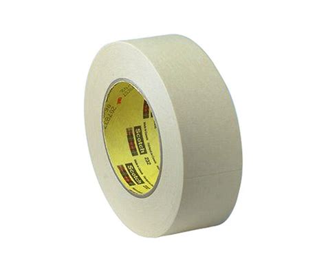 3m 021200 02851 scotch 232 tan 6 3 mil high performance masking tape 9 mm x 55 m roll at