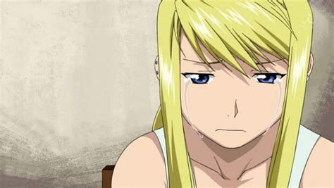 Fullmetal Alchemist Winry Bath Scene