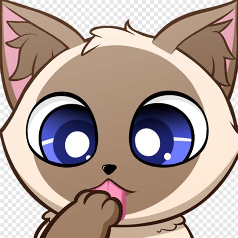 12x Cute Cat Emoji Emotes For Twitch Twitch Emotes Discord Youtube