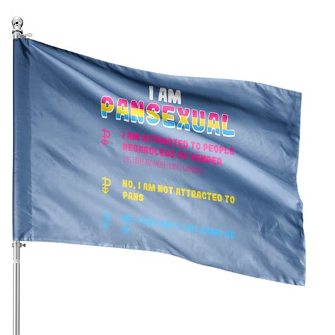 Pansexual Flag Emoji House Flags I Am Pansexual Gender Blind Unisex