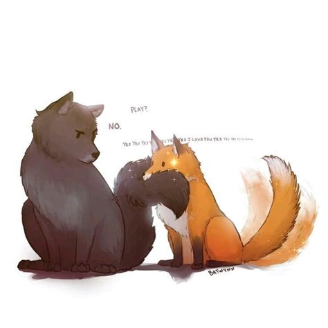 Anime Foxes And Wolf 45 Cute Animal Drawings Cute Animals Anime Wolf