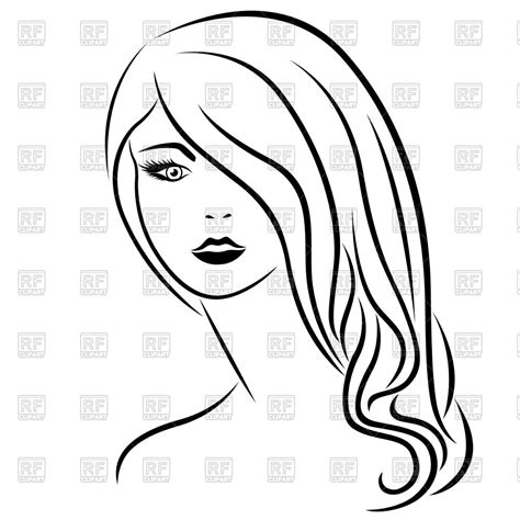 Female Face Drawing Outline Free Download On Clipartmag