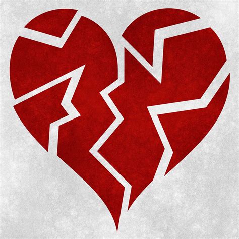 Broken Heart Grunge Grunge Textured Broken Heart Symbol T Flickr