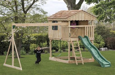 Below every photo you will find a link to the plans or tutorial. Backyard Playset Plans | playsets plans for free ...