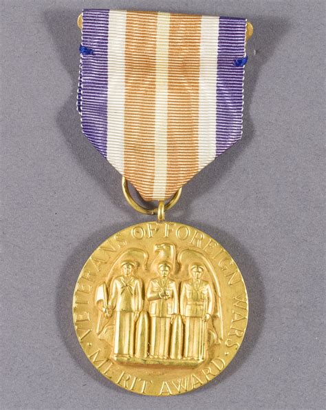 Medal Veterans Of Foreign Wars Merit Award Edward Rickenbacker