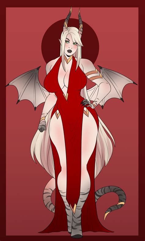 [c] the red succubus by akira raikou on deviantart fantasy character design fantasy art women