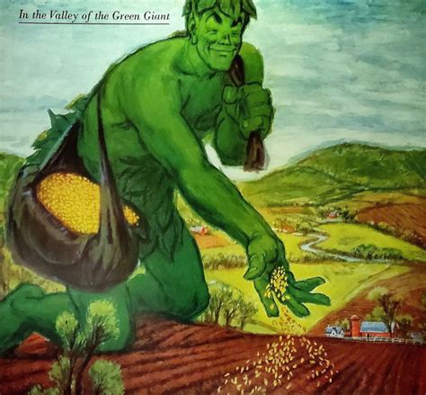 1961 Green Giant Corn Niblets Ad Jolly Green Giant Etsy Green Giant