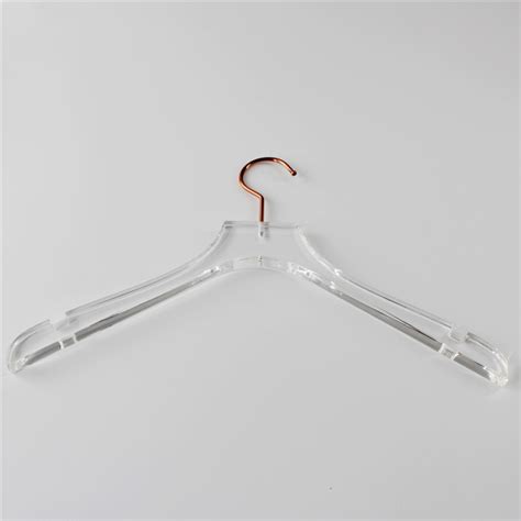 wholesale acrylic transparent clothes hanger