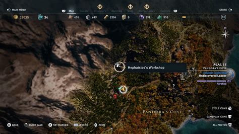 Assassin S Creed Odyssey How To Find Hephaistos Workshop Location