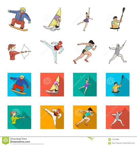 See the glossary for information on the term black in unicode character names. Archery, Karate, Running, Fencing. Olympic Sport Set ...