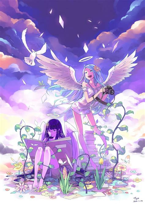 42 Best Devil And Angel Images On Pinterest Anime