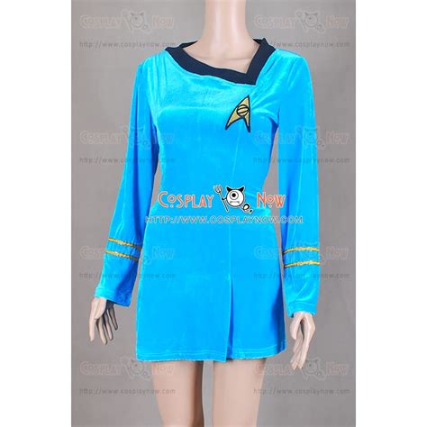 Star Trek Costume Tos The Female Duty Uniform Blue Dress
