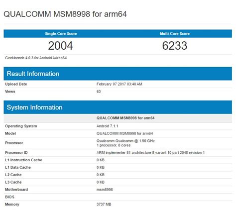 Snapdragon 835—now a part of qualcomm's snapdragon mobile platform that includes all of the company's mobile hardware and software—is an evolutionary product that builds on this vision. Snapdragon 835 (MSM8998) Gets Benchmarked on Geekbench ...