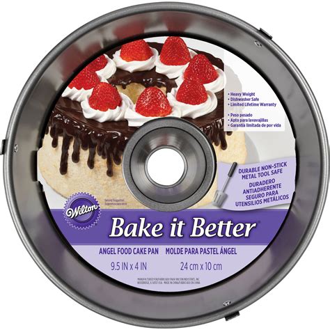 The best angel food cake i've ever made.but the directions would be difficult for someone who has never made an angelfood cake before. Wilton Bake It Better Angel Food Cake Pan - Walmart.com ...