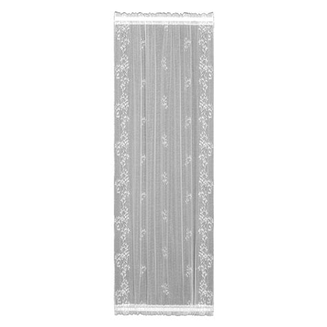 Heritage Lace Sheer Divine Door Curtain Panel White | White paneling