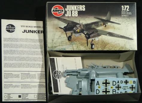 Junkers Ju 88 Model Kit Airfix 172 Mib 03007 Nice