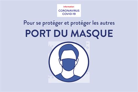 COVID 19 Port du masque obligatoire dans les bâtiments communaux et