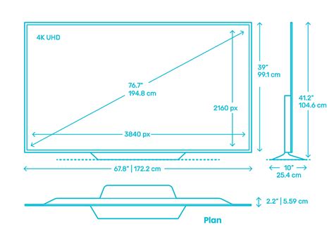 Televisions Tvs Dimensions And Drawings