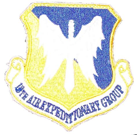 13th Air Expeditionary Group Usaf Tygmärke Kardborre Patchar Rank