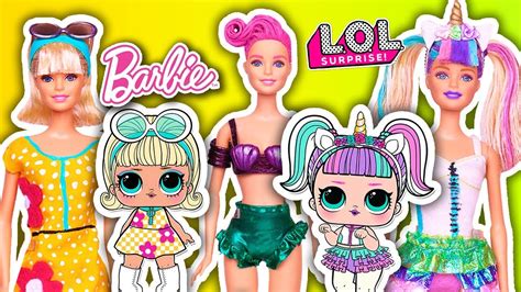 In this channel you will find fun family friendly videos featuring doll stories and parodies, toy surprises , toy reviews and doll crafts diys. BARBIE se convierte a Muñequitas LOL Sorpresa Serie 3 ...