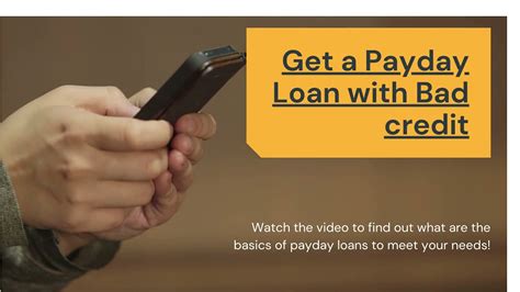 Get Payday Loans With Bad Credit Up To 5000 Today Youtube