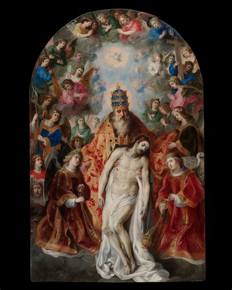 The Trinity By Hendrik Van Balen 1620 Public Domain Catholic Painting
