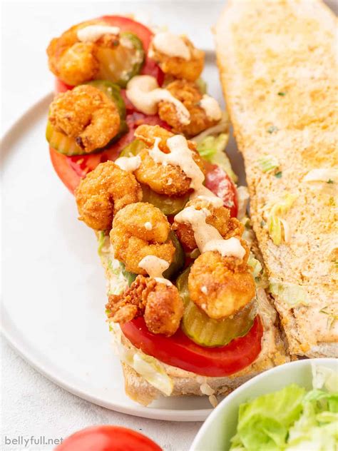Shrimp Po Boy Recipe With Remoulade Sauce Belly Full