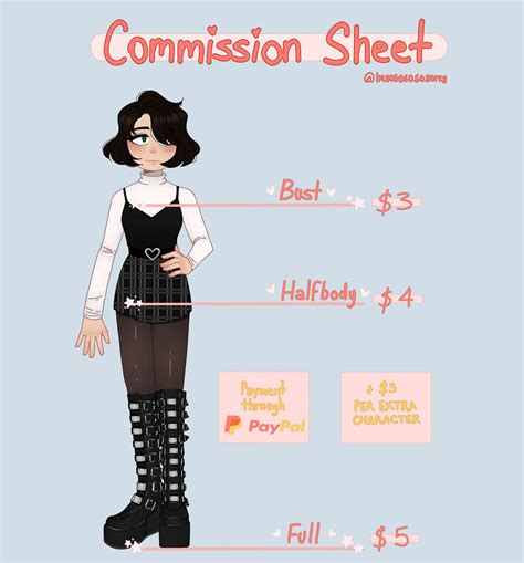 Commissions Only Paypal O P E N By Imsosososorry On Deviantart