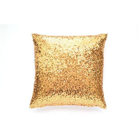 Gold Throw Pillow Cover Gold Sequin 20 X 20 Decorative Pillow Gold