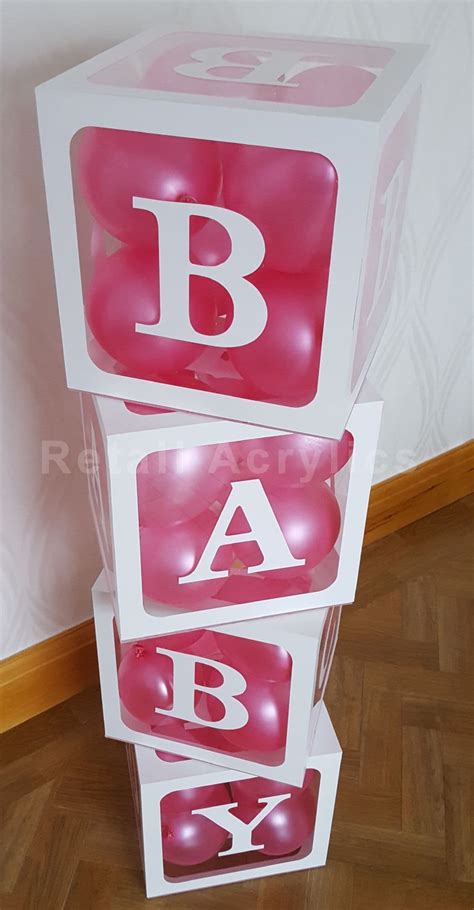 Baby Blocks Acrylic Boxes Large