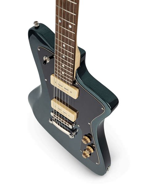 Baum Vega Series Wingman Electric Guitar In Glacier Blue Metallic