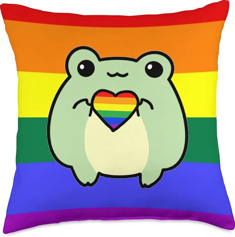 Amazon Com Pride Month Cottagecore Kawaii Aesthetic By B Cute Pride Frog Love Heart Gay Lgbtq