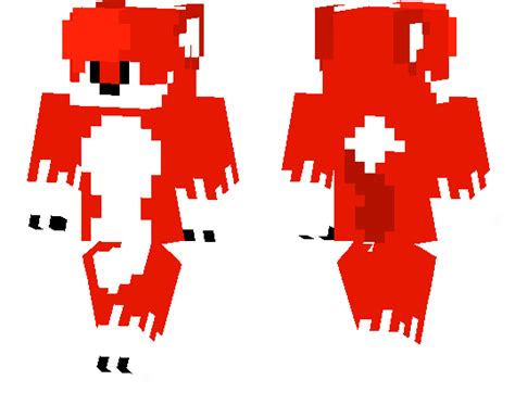Red Furry Animalsmcpe Skins