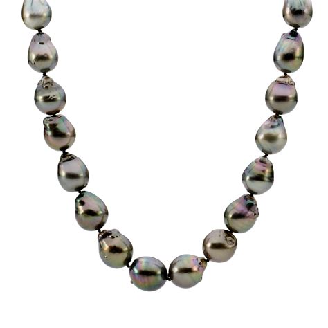 Baroque Tahitian Pearl Strand Aquarian Pearls